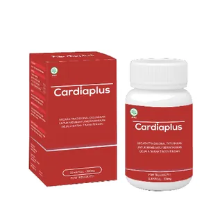 Cardia Plus, botol dengan kotak