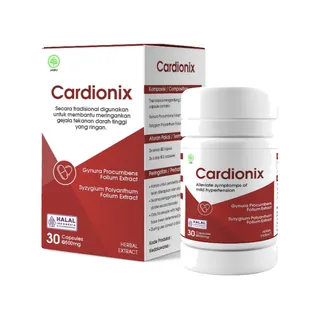 Cardionix, frasco con caja
