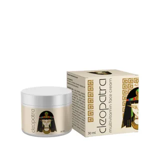 Cleopatra cream, Dose mit Schachtel