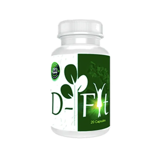 D-Fit-এর প্যাকেজিং: তাতে লেখা আছে “20 Capsules”