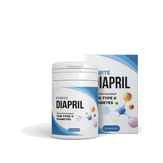 Diapril, frasco con caja