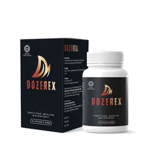 Dozerex, botol dengan kotak