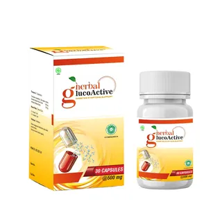 Glucoactive, botol dengan kotak