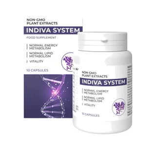 INDIVA SYSTEM, flacone con scatola
