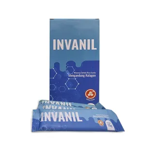 Invanil J, sachet dengan kotak