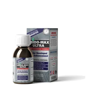 Libido-max ultra، قارورة مع علبة