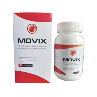 Movix, frasco con caja