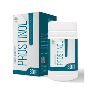 Prostinol, botol dengan kotak