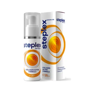 Steplex, frasco com caixa