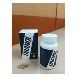 Uranol, botol dengan kotak