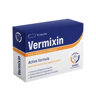 Vermixin, caixa